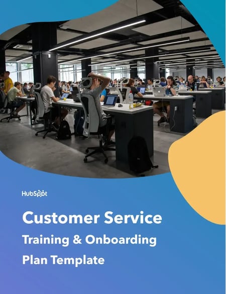 customer service training guide, hubspot