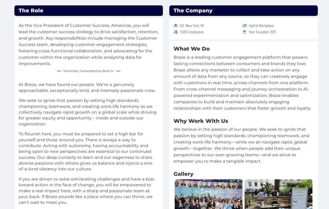 customer success SaaS roles, VP of customer success role description