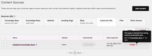 Review and troubleshoot customer agent content source sync errors