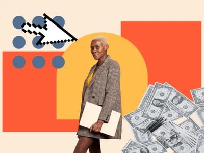 woman blends marketing and customer experience in her business role