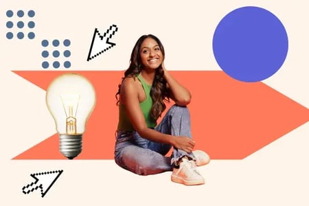 woman attends a customer experience workshop
