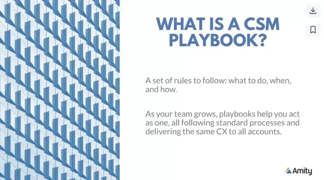 Customer onboarding playbook definition explaining rules for consistent customer success processes