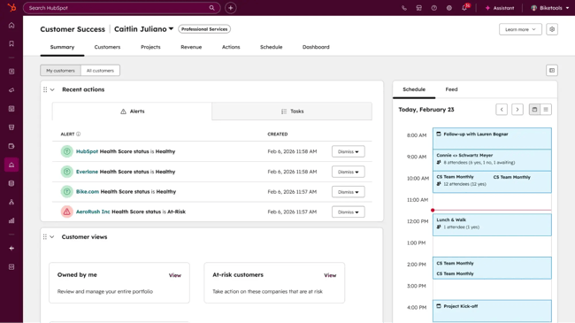customer service software, service hub