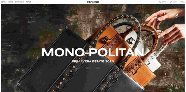 minimalist website examples - d1ver2o