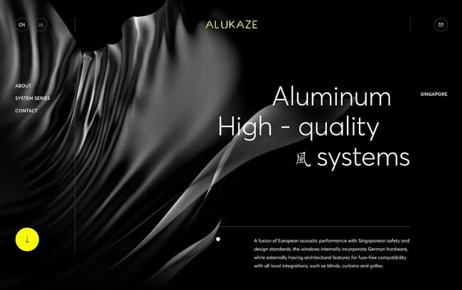 dark website themes, Alukaze
