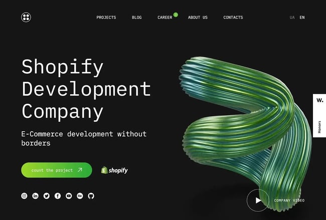 dark website themes, Web-Systems Solutions