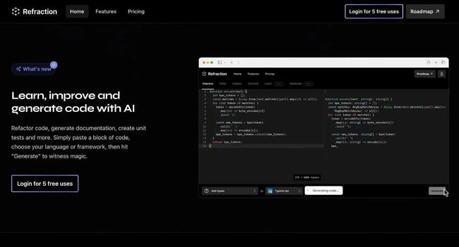 dark website themes, refraction