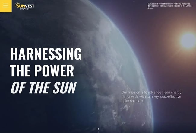 dark website themes, sunvest