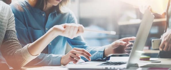 marketing team discussing data driven storytelling brand examples