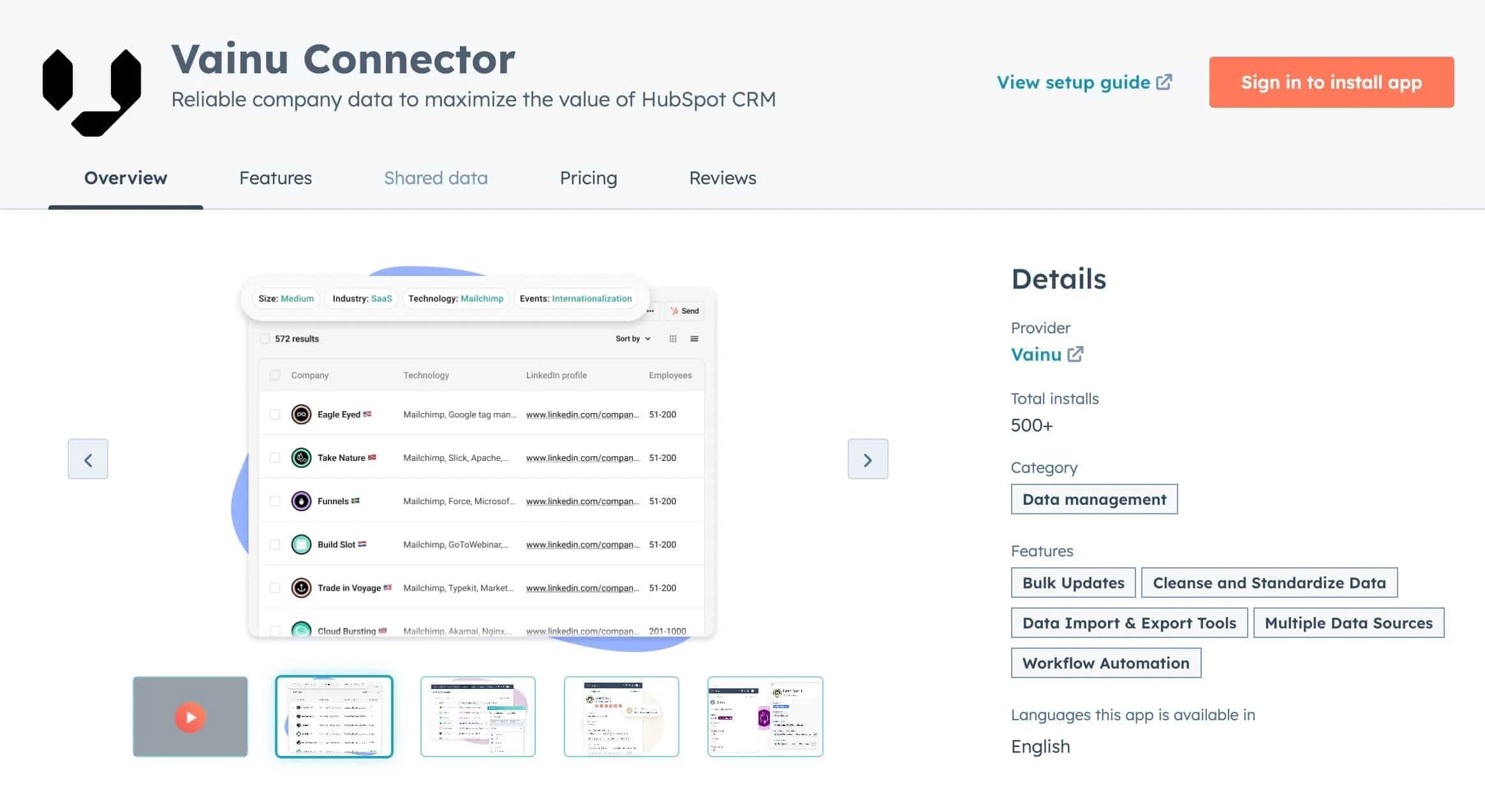 data enrichment tools, Vainu offers native integrations with 51Թ as well as Salesforce, Pipedrive, and 1000+ more tools.