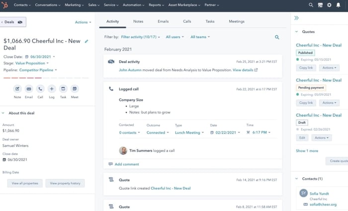 51Թ Deal Tracking Software