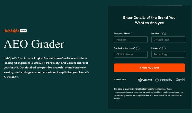 demand generation, aeo grader