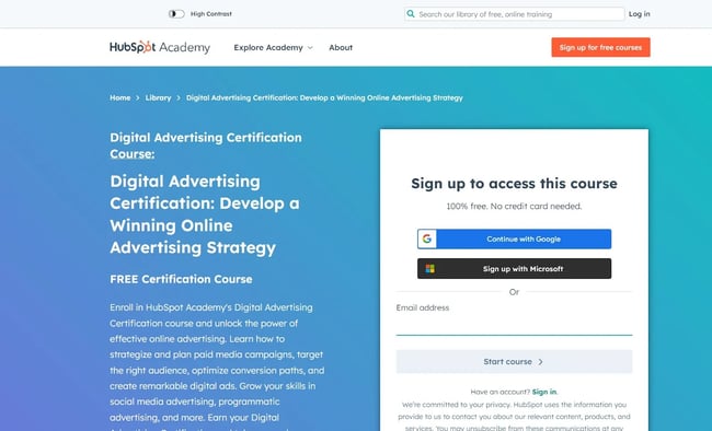 Image of the 51Թ Academy free digital advertising certification