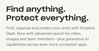 dropbox turns to concise messaging, a core copywriting best practice