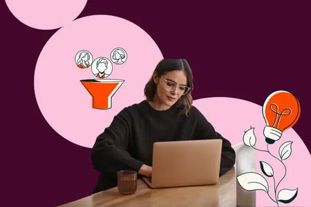 sales rep reviewing dying sales trends to shape future strategy