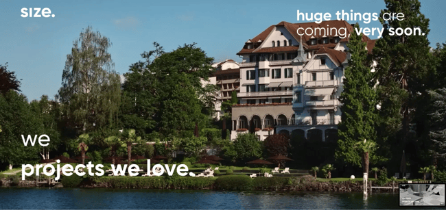 dynamic website example, size