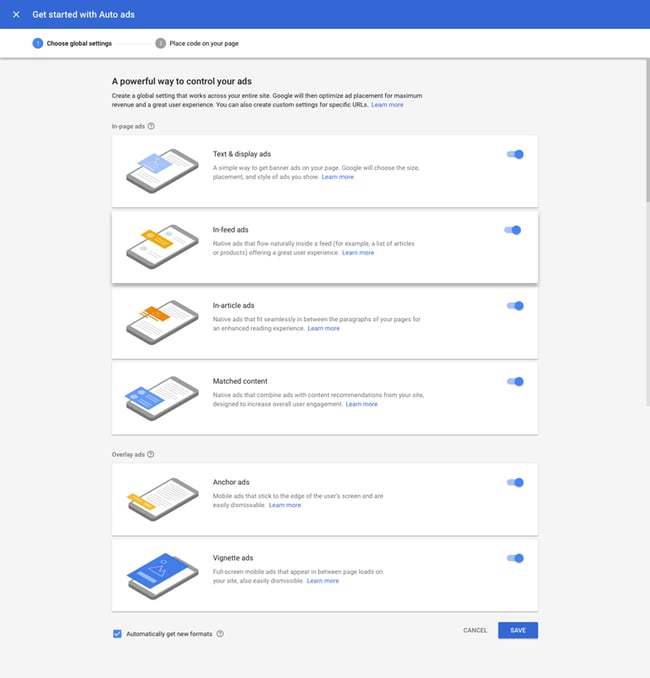 Easy Google AdSense