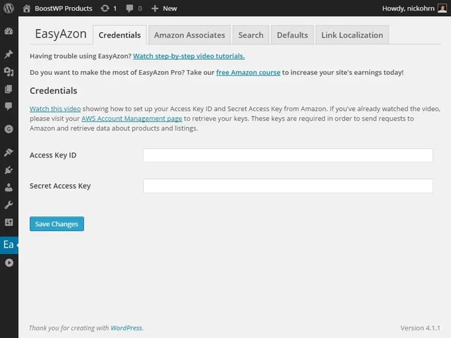EasyAzon - Amazon Affiliates Associates Plugin
