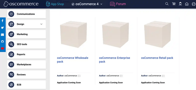 ecommerce platforms, oscommerce