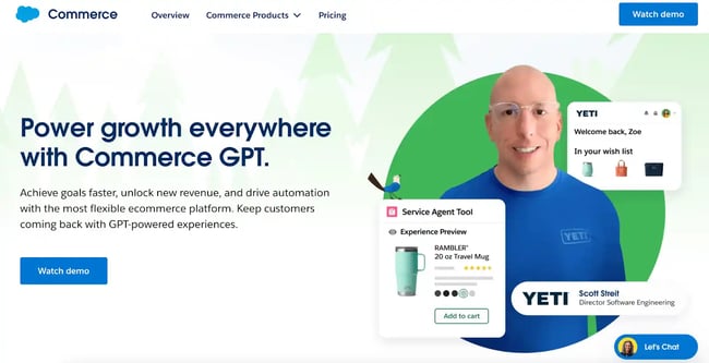 ecommerce platforms, sales force commerce