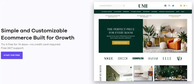 ecommerce platforms, volusion