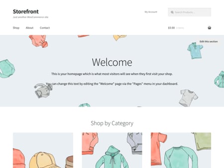 ecommerce theme storefront