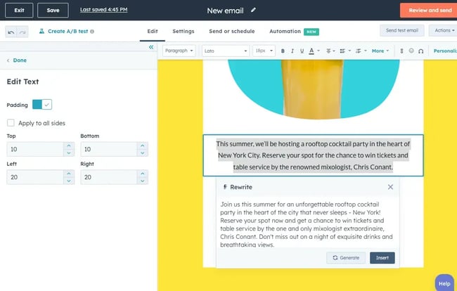 Optimize email communication using AI algorithms