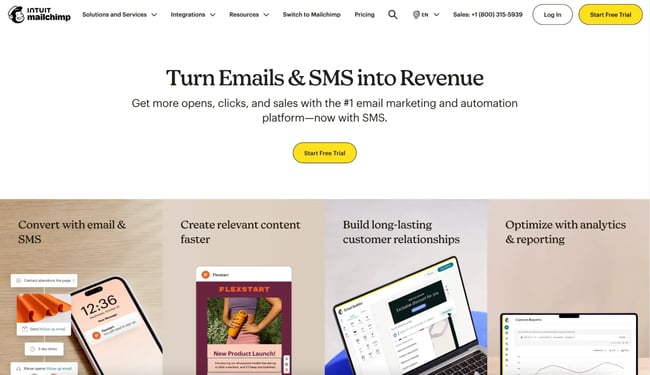 Email marketing automation platform, Mailchimp