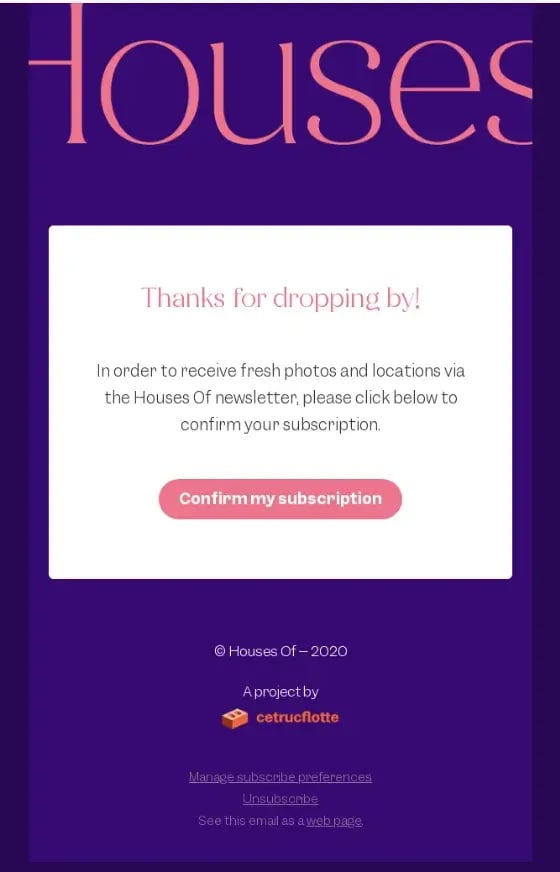 email opt in, houses