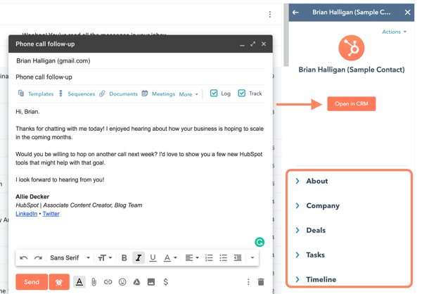 Turn off one-to-one email tracking or attachment logging