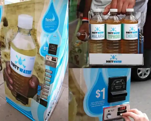 guerrilla marketing, dirty water