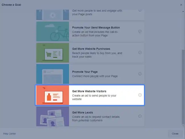 facebook business page, promote