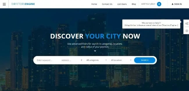 best wordpress event templates, DircetoryEngine