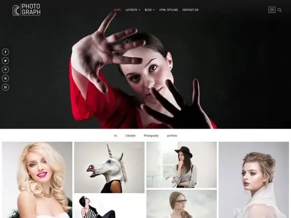 Photograph photography WordPress theme