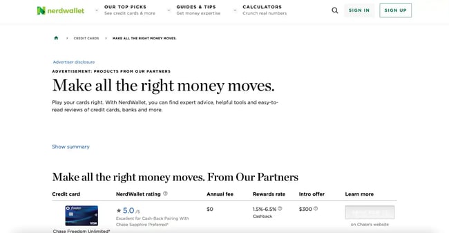 Affiliate Marketing Website Examples
