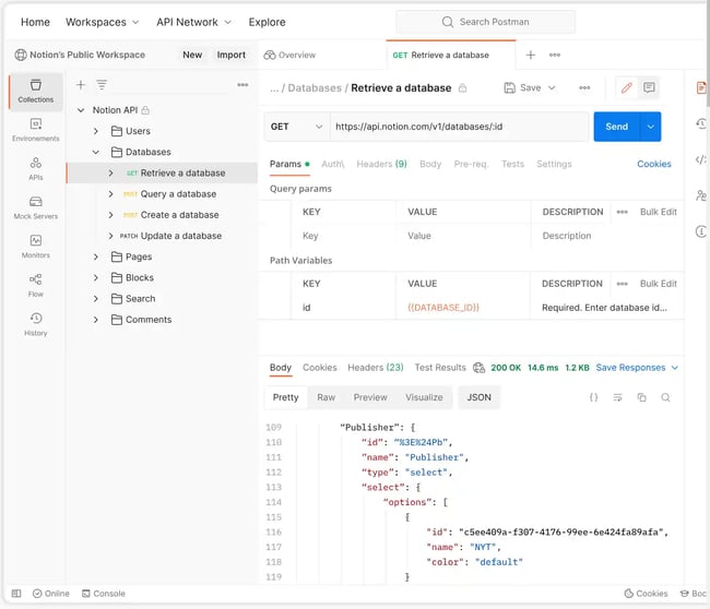 API testing tools, Postman