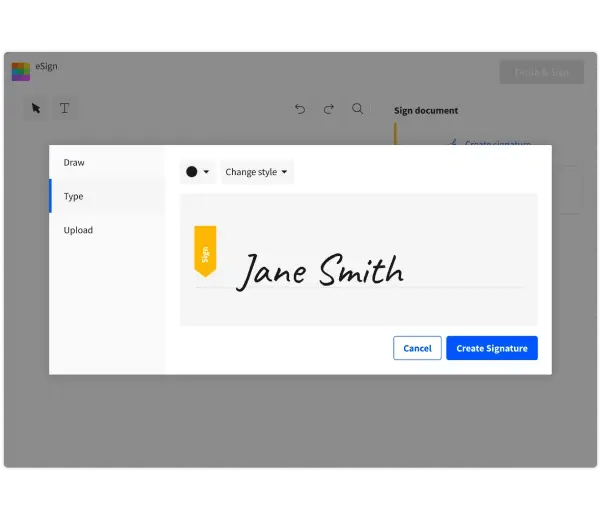 Free Electronic Signature App: Smallpdf
