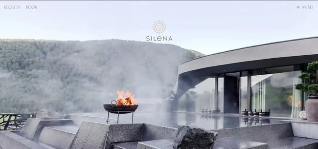 hotel website examples, Silena