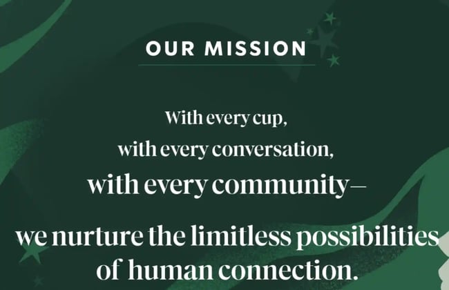 Imagery from Stabrucks mission statement pageIMG name: Starbucks
