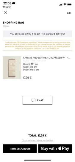 frictionless payments zara home 2
