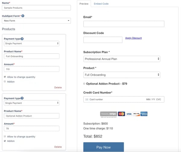 How to Start an Online Boutique for Free: using depositfix integration with Hubspot for payments