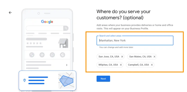 seo for plumbers, setting up google business profile