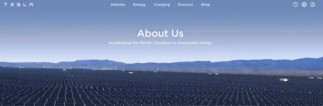 Company mission statement examples: Tesla