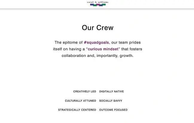 Carol H. Williams Company Profile