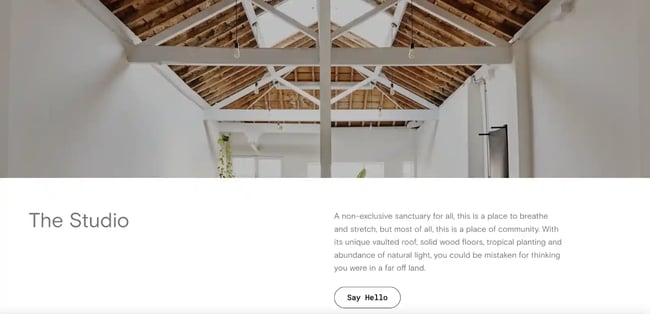 parallax scrolling website examples, strek
