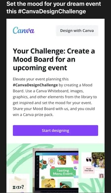 showcases Canva's different tools and features