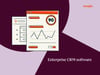Dashboard-Ansicht einer Enterprise-CRM-Software mit Analysegrafiken und HubSpot-Logo