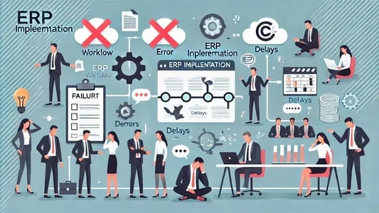 ERP導入失敗事例｜失敗の主な原因と対策を徹底解説
