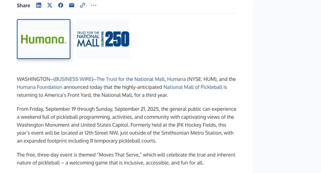 event press release template