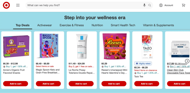 example of pricing strategy, target